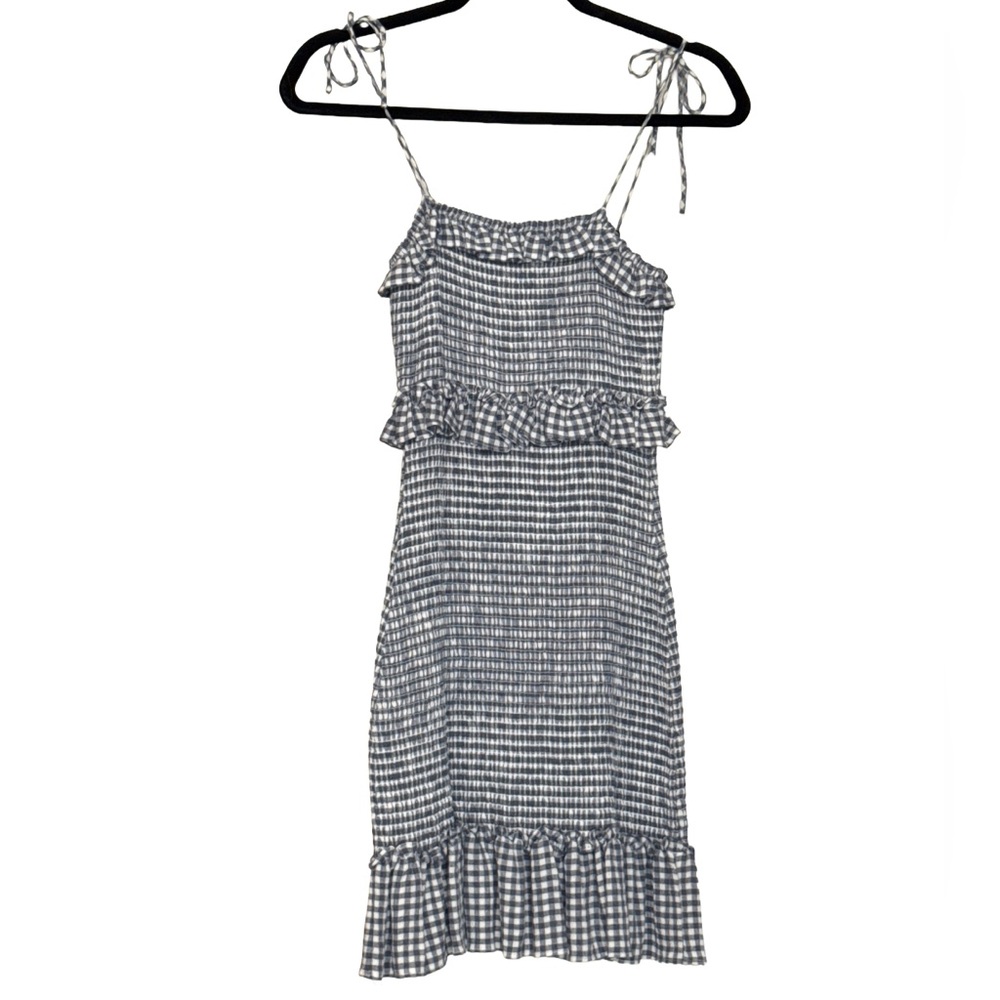 Gianni Bini Gingham Ruffle Dress